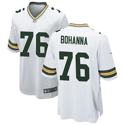 Quinton Bohanna Men's Nike White Green Bay Packers Custom Game Jersey
