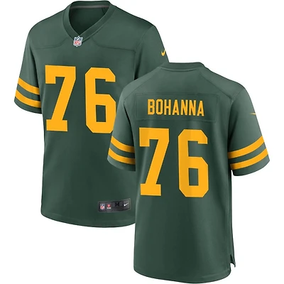 Quinton Bohanna Men's Nike Green Green Bay Packers Alternate Custom Jersey