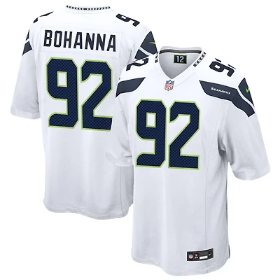 Quinton Bohanna Men's Nike  White Seattle Seahawks Custom Game Jersey
