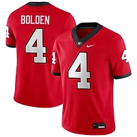 KJ Bolden Men's Nike Red Georgia Bulldogs NIL Pick-A-Player Game Jersey