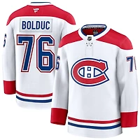Zachary Bolduc Men's Fanatics White Montreal Canadiens Away Premium Custom Jersey
