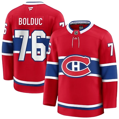 Zachary Bolduc Men's Fanatics Red Montreal Canadiens Home Premium Custom Jersey