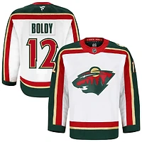 Matt Boldy Men's Fanatics  White Minnesota Wild 25th Anniversary Authentic Pro Custom Jersey