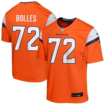 Garett Bolles Youth Nike  Orange Denver Broncos Mile High Collection Custom Game Jersey