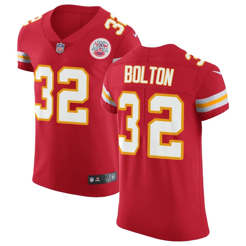 Nick Bolton Men's Nike Red Kansas City Chiefs Vapor Untouchable Custom Elite Jersey