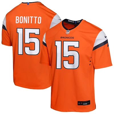 Nik Bonitto Youth Nike  Orange Denver Broncos Mile High Collection Custom Game Jersey
