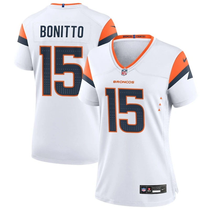 Nik Bonitto Women's Nike  White Denver Broncos Mile High Collection Custom Game Jersey