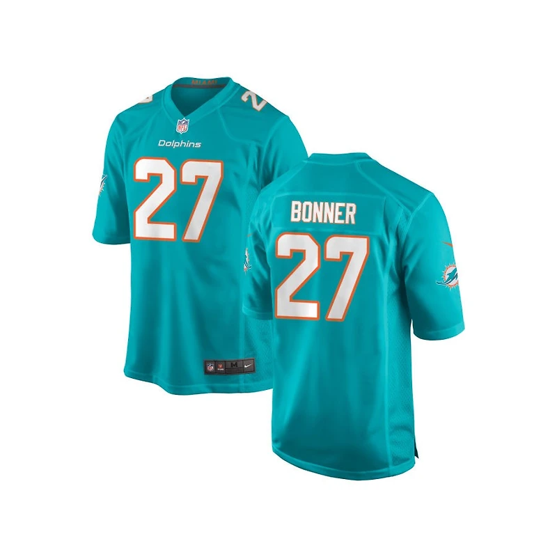 Ethan Bonner Youth Nike Aqua Miami Dolphins 2018 Custom Game Jersey