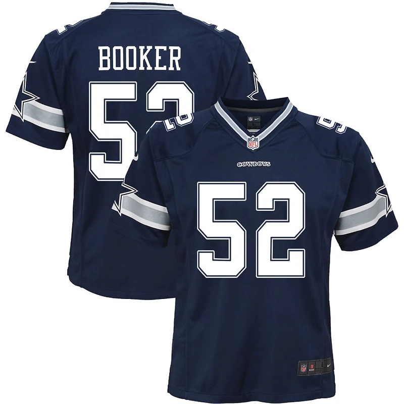Tyler Booker Youth Nike Navy Dallas Cowboys Custom Game Jersey