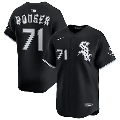 Cam Booser Men's Nike Black Chicago White Sox Alternate Limited Custom Jersey