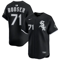 Cam Booser Men's Nike Black Chicago White Sox Alternate Limited Custom Jersey