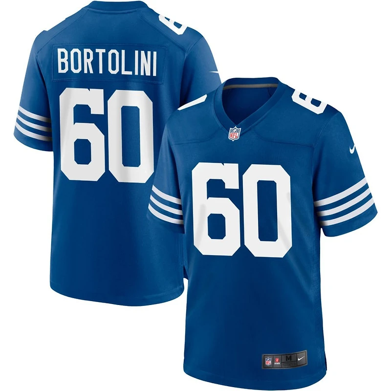 Tanor Bortolini Men's Nike Royal Indianapolis Colts Alternate Custom Jersey