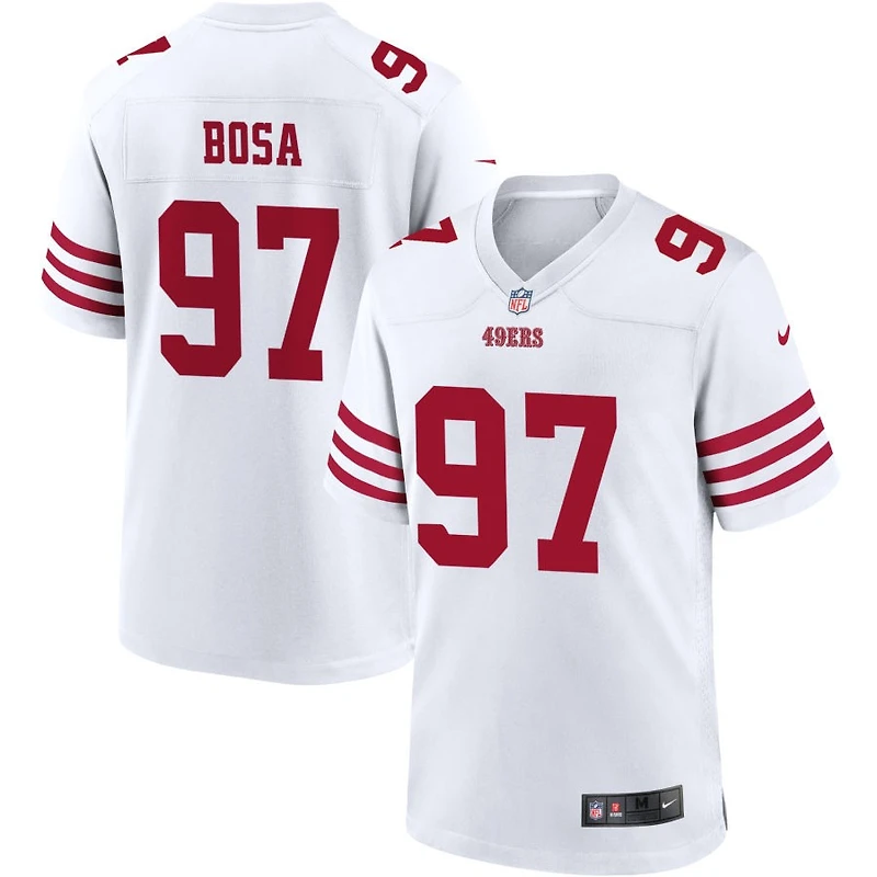 Nick Bosa Men's Nike White San Francisco 49ers Game Custom Player Jersey