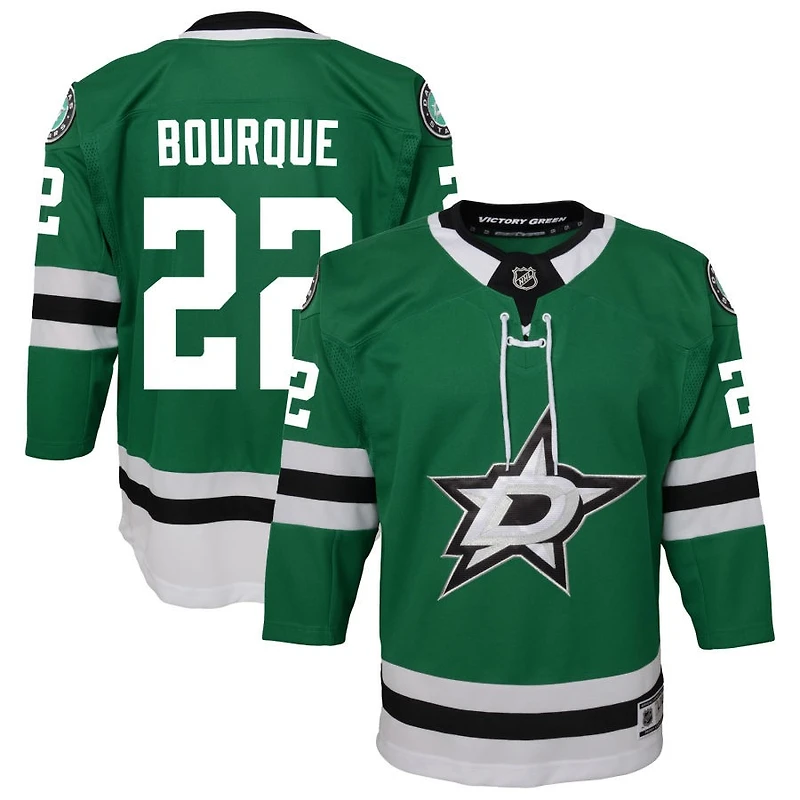 Mavrik Bourque Youth Green Dallas Stars Home Custom Premier Jersey