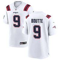 Kayshon Boutte Men's Nike White New England Patriots Custom Game Jersey