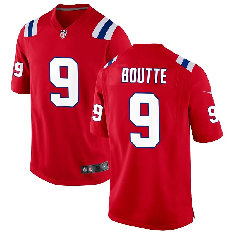 Kayshon Boutte Men's Nike Red New England Patriots Alternate Custom Jersey