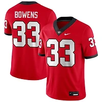 Chauncey Bowens Men's Nike Red Georgia Bulldogs NIL Pick-A-Player Game Jersey