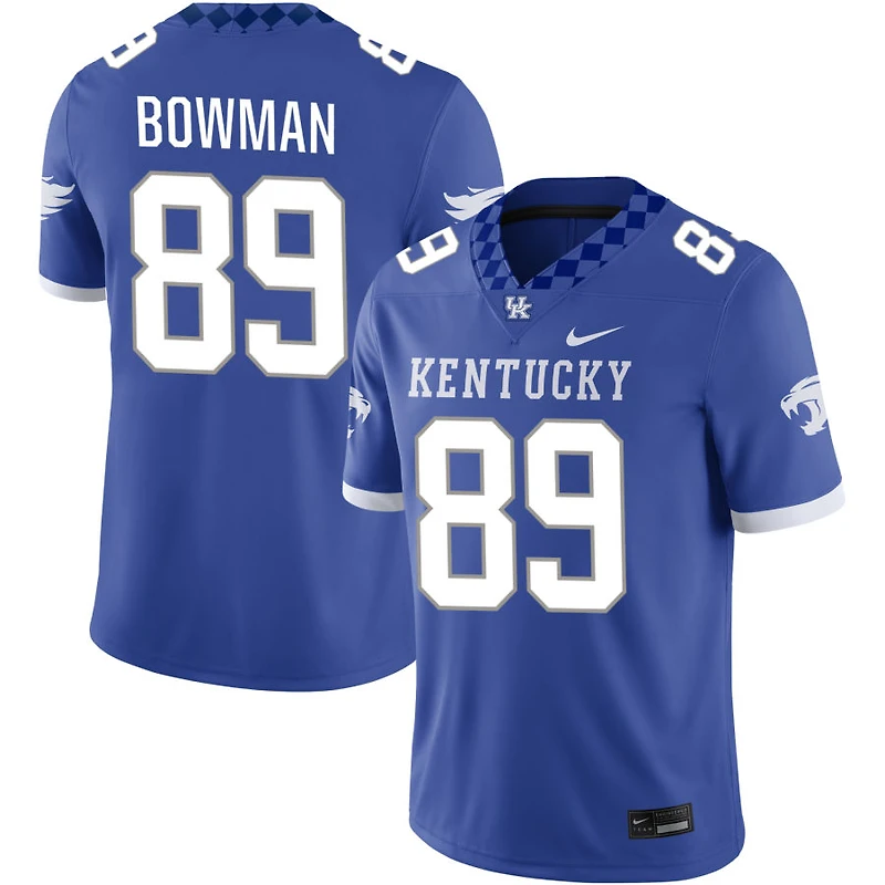Preston Bowman Men's Nike  Royal Kentucky Wildcats  NIL Pick-A-Player Game Jersey