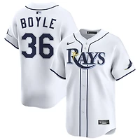 Joe Boyle Men's Nike White Tampa Bay Rays Home Limited Custom Jersey