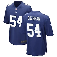 Swayze Bozeman Men's Nike Royal New York Giants Custom Game Jersey