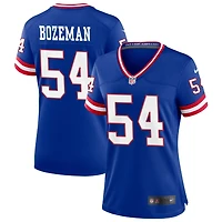 Swayze Bozeman Women's Nike Royal New York Giants Classic Custom Game Jersey