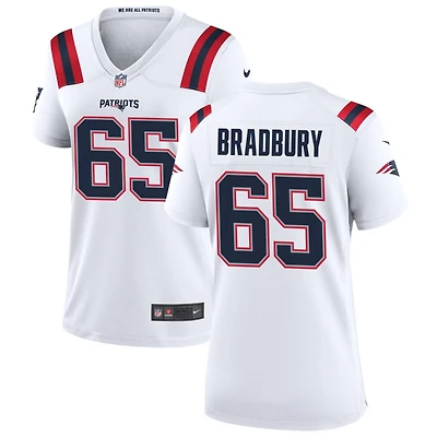 Garrett Bradbury Women's Nike New England Patriots White Custom Game Jersey