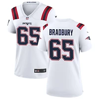 Garrett Bradbury Women's Nike New England Patriots White Custom Game Jersey
