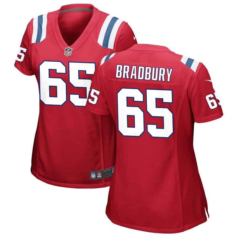 Garrett Bradbury Women's Nike Red New England Patriots Alternate Custom Jersey