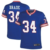 Beau Brade Youth Nike Royal New York Giants Classic Custom Game Jersey