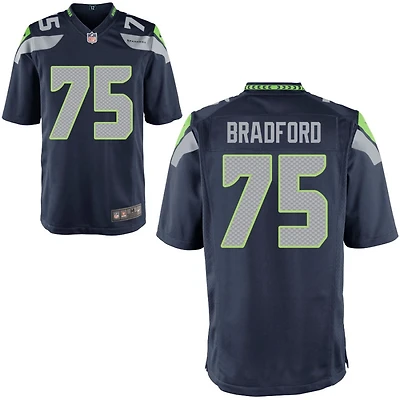 Anthony Bradford Youth Nike College Navy Seattle Seahawks Custom Game Jersey