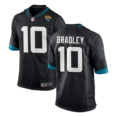 Carter Bradley Youth Nike Black Jacksonville Jaguars Custom Team Color Alternate Game Jersey