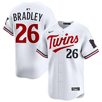 Taj Bradley Men's Nike White Minnesota Twins Home Limited Custom Jersey