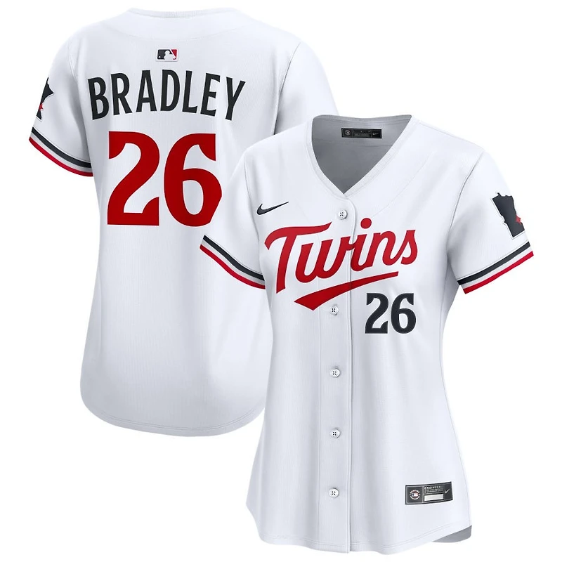 Taj Bradley Women's Nike White Minnesota Twins Home Limited Custom Jersey
