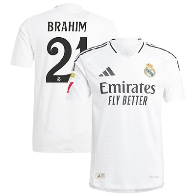 Brahim Diaz Brahim Men's adidas  White Real Madrid 2024/25 Home Authentic Custom Jersey