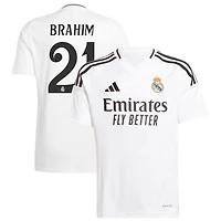Brahim Diaz Brahim Youth adidas  White Real Madrid 2024/25 Home Replica Custom Jersey