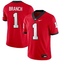 Zachariah Branch Men's Nike Red Georgia Bulldogs NIL Pick-A-Player Game Jersey