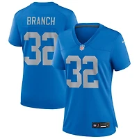 Brian Branch Women's Nike Blue Detroit Lions Alternate Custom Game Jersey
