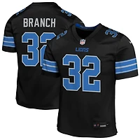 Brian Branch Youth Nike  Black Detroit Lions Alternate Custom Game Jersey