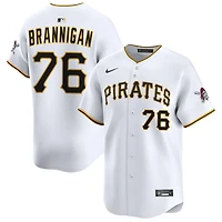 Jack Brannigan Men's Nike White Pittsburgh Pirates Home Limited Custom Jersey