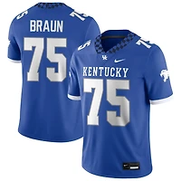 Joshua Braun Men's Nike Royal Kentucky Wildcats NIL Pick-A-Player Game Jersey