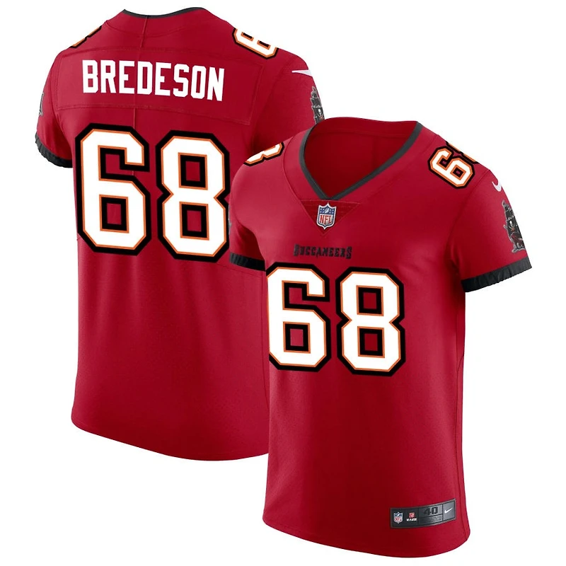 Ben Bredeson Men's Nike Red Tampa Bay Buccaneers Vapor Elite Custom Jersey
