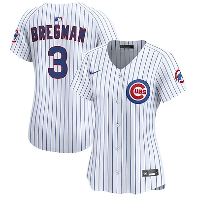 Alex Bregman Women's Nike White Chicago Cubs Home Limited Custom Jersey