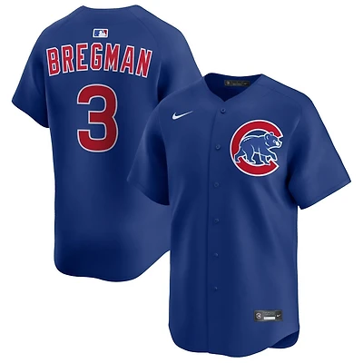 Alex Bregman Men's Nike Royal Chicago Cubs Alternate Limited Custom Jersey