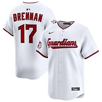 Will Brennan Men's Nike White Cleveland Guardians Home Limited Custom Jersey