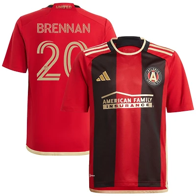Luke Brennan Youth adidas Black Atlanta United FC 2023 The 17s' Kit Replica Custom Jersey