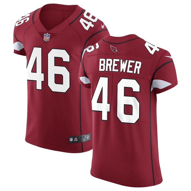 Aaron Brewer Men's Nike Cardinal Arizona Cardinals Vapor Untouchable Custom Elite Jersey