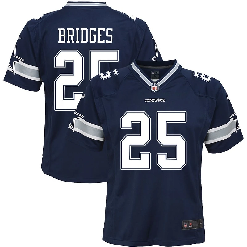 Trikweze Bridges Youth Nike Navy Dallas Cowboys Custom Game Jersey