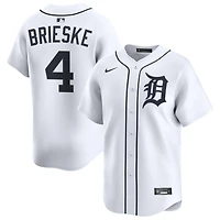 Beau Brieske Men's Nike White Detroit Tigers Home Limited Custom Jersey