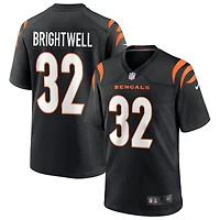 Gary Brightwell Men's Nike Black Cincinnati Bengals Game Custom Jersey
