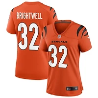 Gary Brightwell Women's Nike Orange Cincinnati Bengals Alternate Game Custom Jersey